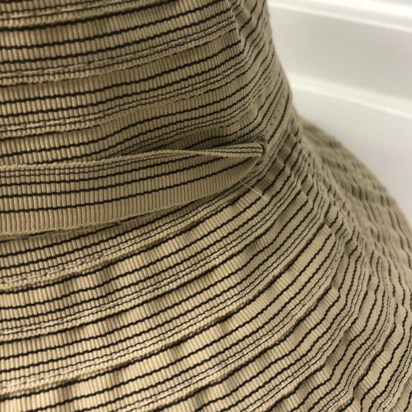 NWOT Grevi Multicolor Striped Cotton Blend Hat main image 4